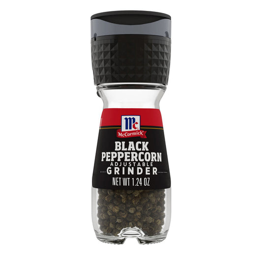 McCormick Black Pepper Grinder, 1 oz (Pack of 2)