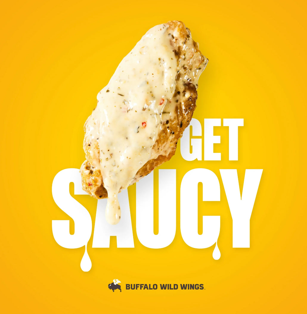 Buffalo Wild Wings Parmesan Garlic Sauce, 20 fl. oz (Pack of 4)