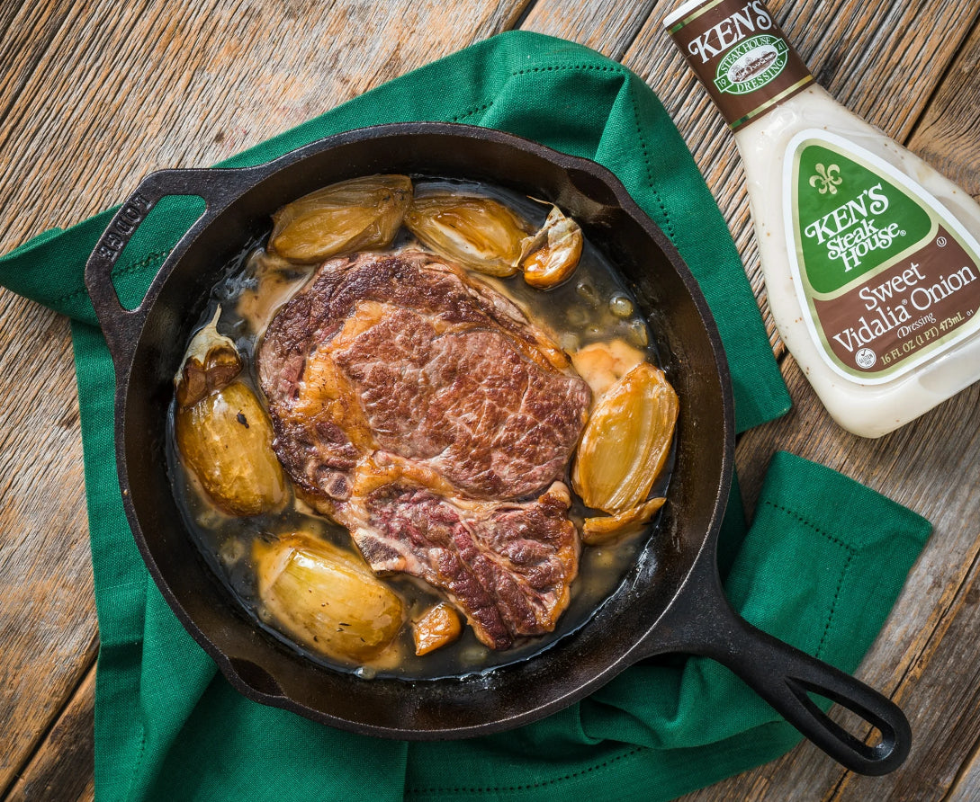 Ken's Steak House Sweet Vidalia Onion Dressing 16 fl oz (Pack of 4)