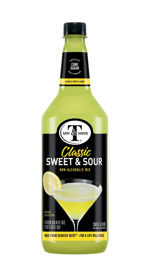Mr & Mrs T Sweet & Sour Mix, 1 L (Pack of 3)