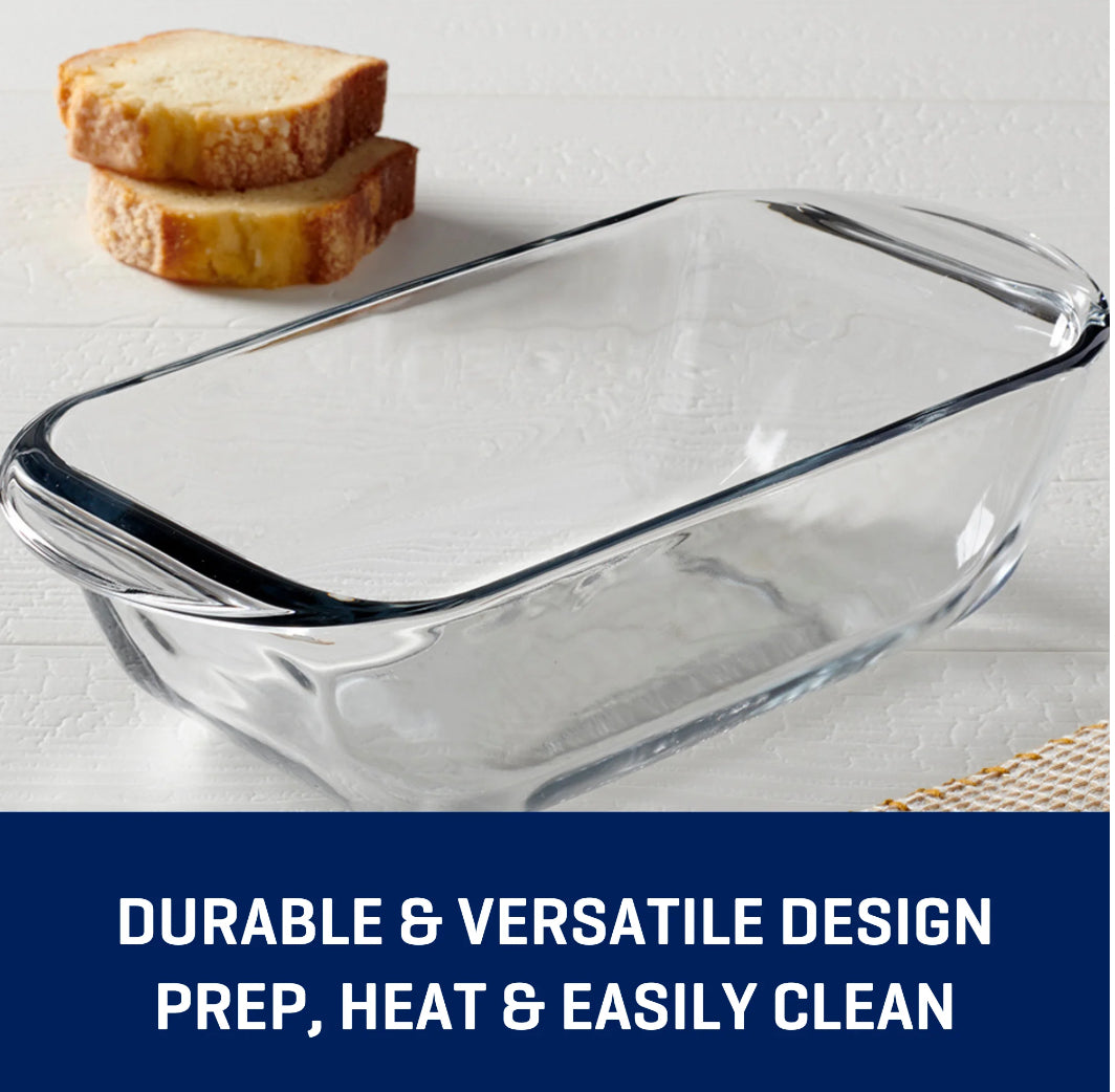 Anchor Hocking Glass Loaf Pan, 1.5 Quart