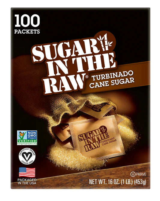 Sugar in the Raw® Turbinado Cane Sugar 100 ct Packs