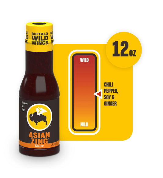 Buffalo Wild Wings Asian Zing Sauce 12 fl oz (Pack of 2)