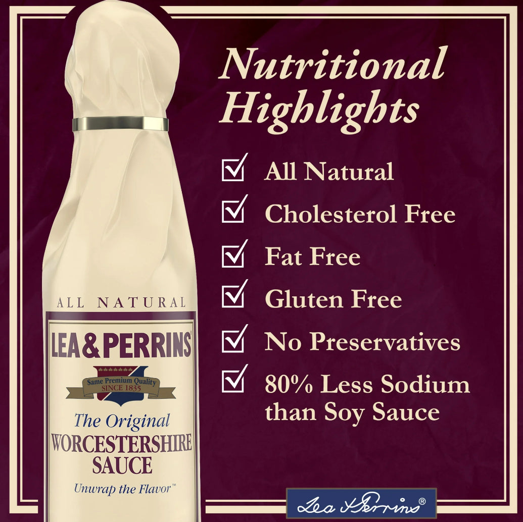Lea & Perrins The Original Worcestershire Sauce, 10 fl oz Bottle (Pack of 2)