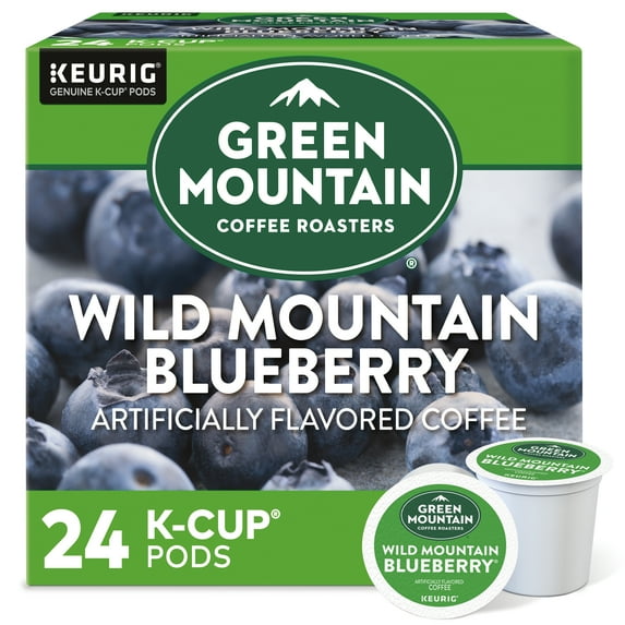 Green Mountain Coffee Roasters, Wild Mountain Blueberry Light Roast K-Cup Coffee Pods, 24 Count
