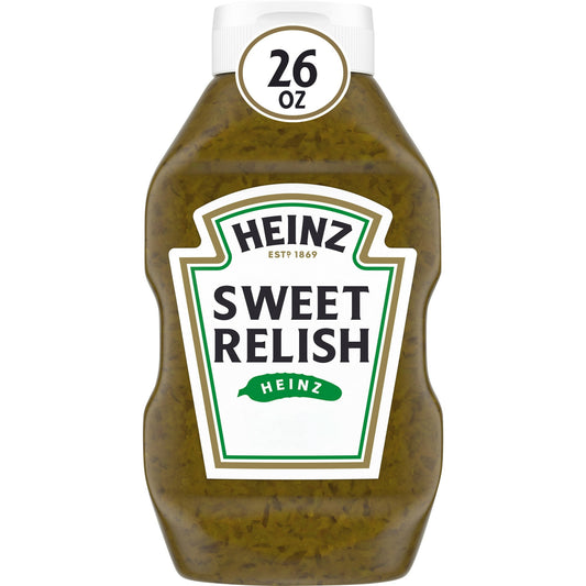 Heinz Sweet Relish, 26 fl oz Bottle (Pack of 2)