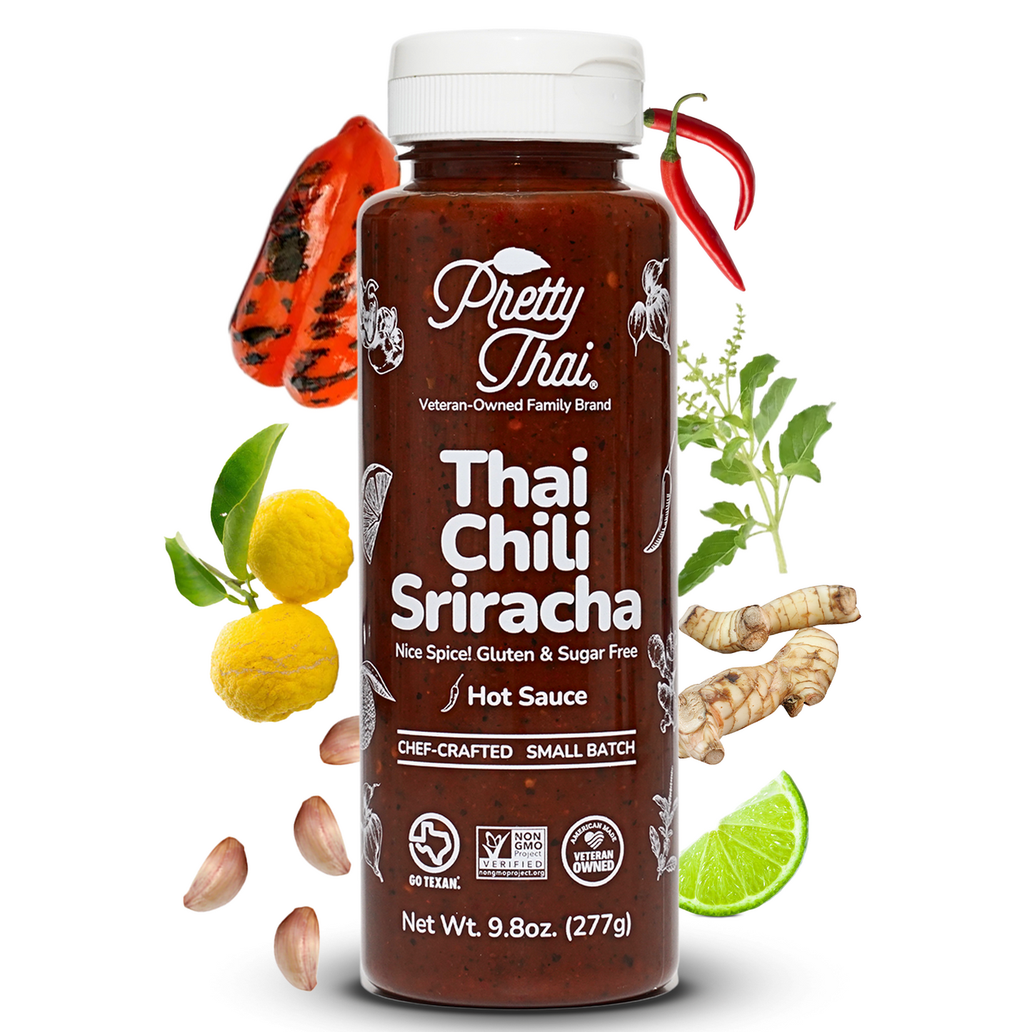 Pretty Thai- Thai Chili Sriracha, 9.8 oz