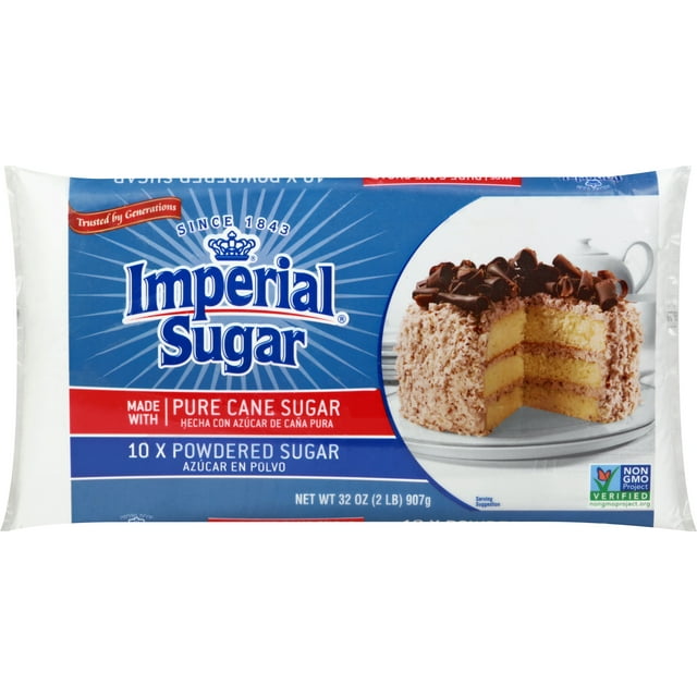 Imperial Sugar 10X Powdered Sugar, 32 oz, Pack of 2