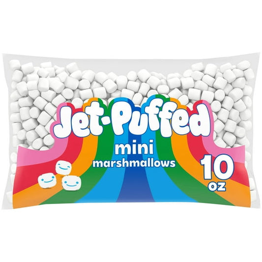 Jet-Puffed Mini Marshmallows, 10 oz Bag (Pack of 2)