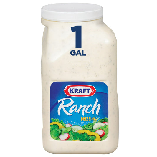 Kraft Ranch Salad Dressing, 1 gal Jug, Pack of 4 (Restaurant/Bulk size)