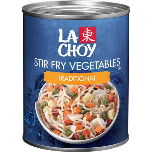 La Choy Stir Fry Vegetables, Canned Vegetables for Asian Dishes, 28 oz Can (Pack of 2)