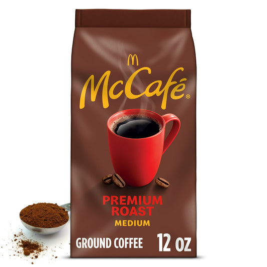 McCafe Premium Roast, Medium Roast, Ground Coffee, 12 oz, Pack of 2
