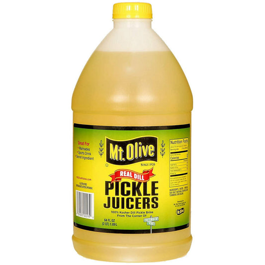 Mt. Olive Pickle Juice 100% Kosher Dill Pickle Brine, 64 Ounce Bottle (Pack of 1)