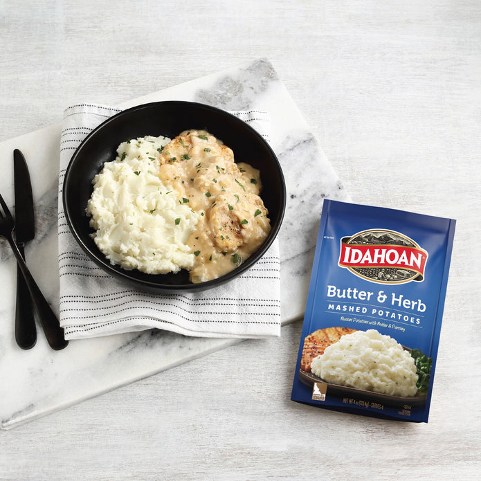 Idahoan® Butter & Herb Mashed Potatoes , 4 oz, Pack of 5