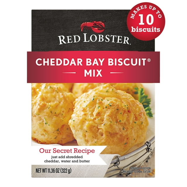 Red Lobster Biscuit Mix Variety Pack (3x11.36 oz) (Rosemary Garlic Parmesan, Honey Butter, Cheddar Bay)