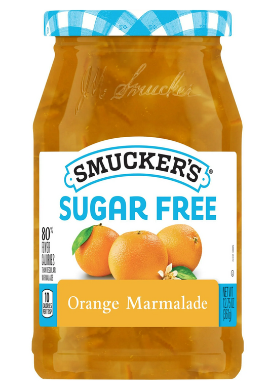 Smucker's Sugar Free Orange Marmalade, 12.75 oz. (Pack of 2)