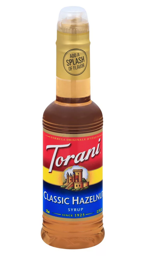 Torani Classic Hazelnut Flavoring Syrup, 12.7 (Pack of 4)