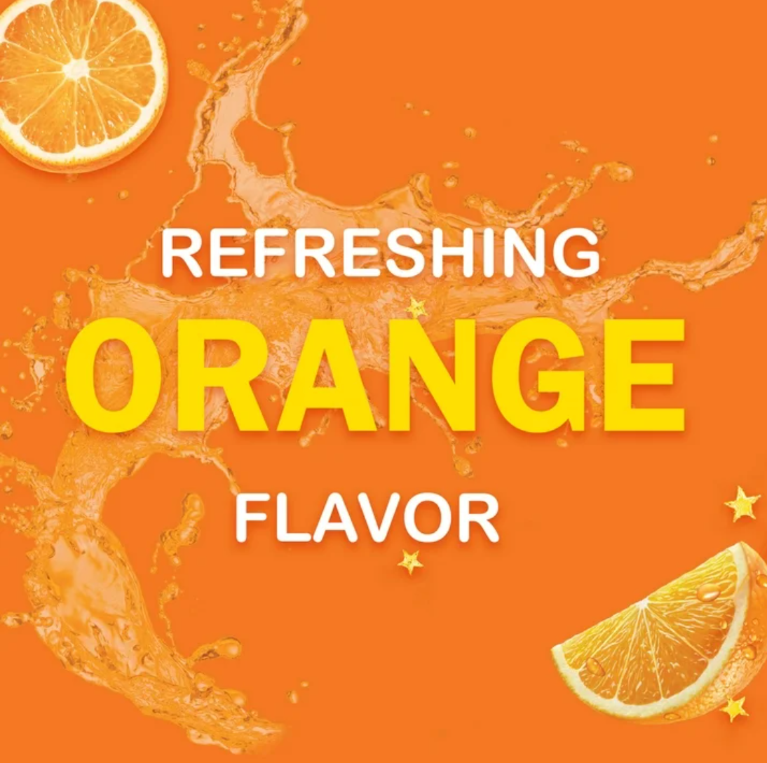 Tang Drink Powder, Orange, Vitamin C, Caffeine Free, 20 oz Jar (Pack of 4)