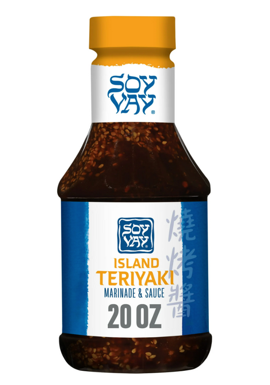 Soy Vay Island Teriyaki Marinade & Sauce, 20 Ounce Bottle (Pack of 2)