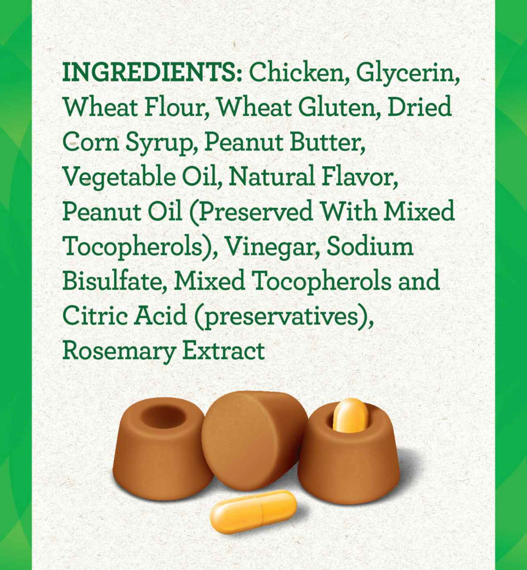 Greenies Pill Pockets for Dogs - Real Peanut Butter Flavor (Pack of 2)