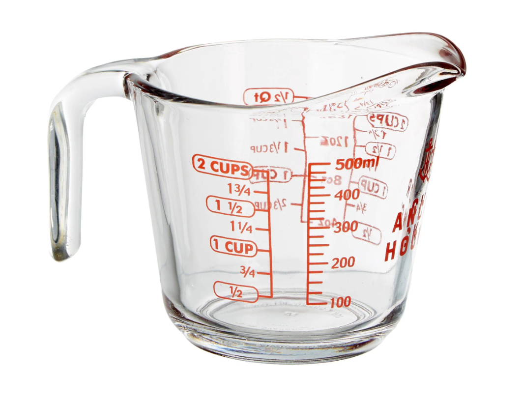 Anchor Hocking Glass Measuring Cup, 2 Cup