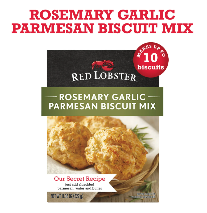 Red Lobster Rosemary Parmesan Biscuit, 11.36 oz Box