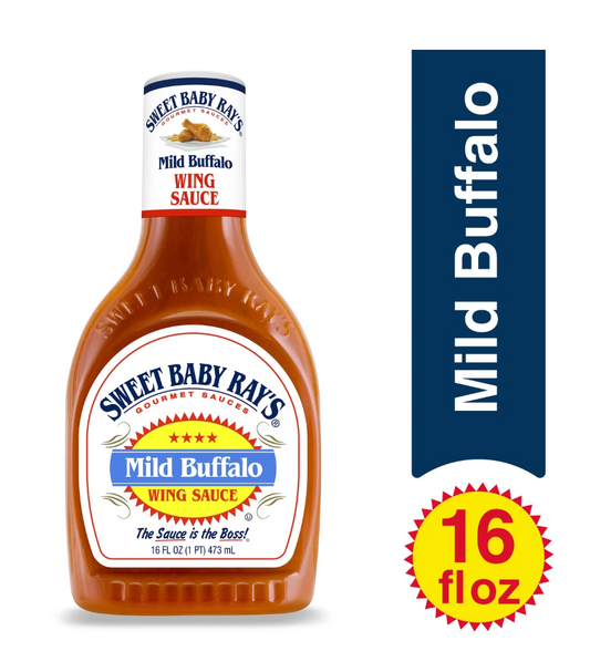Sweet Baby Ray's Mild Buffalo Wing Sauce 16 oz (Pack of 2)