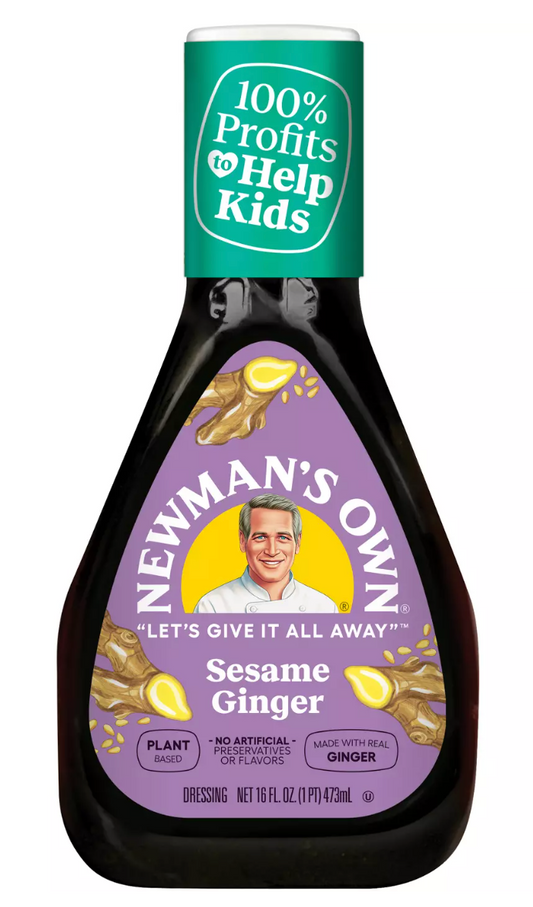 Newman's Own Sesame Ginger Dressing, 16oz