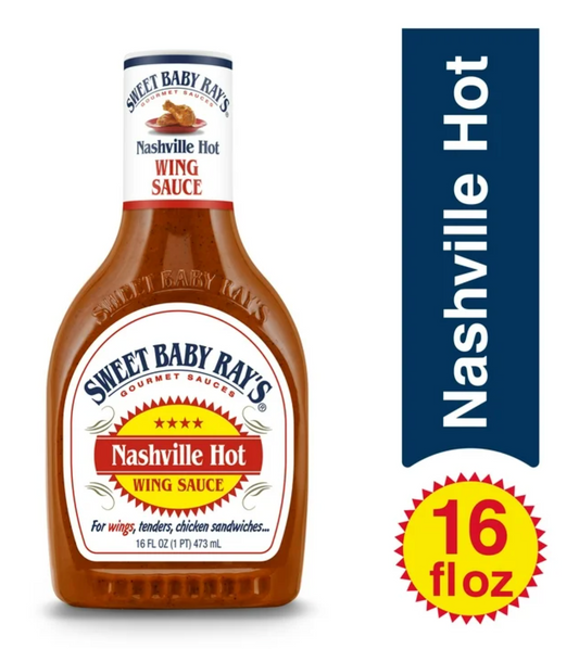 Sweet Baby Ray's Nashville Hot Wing Sauce, 16 fl oz