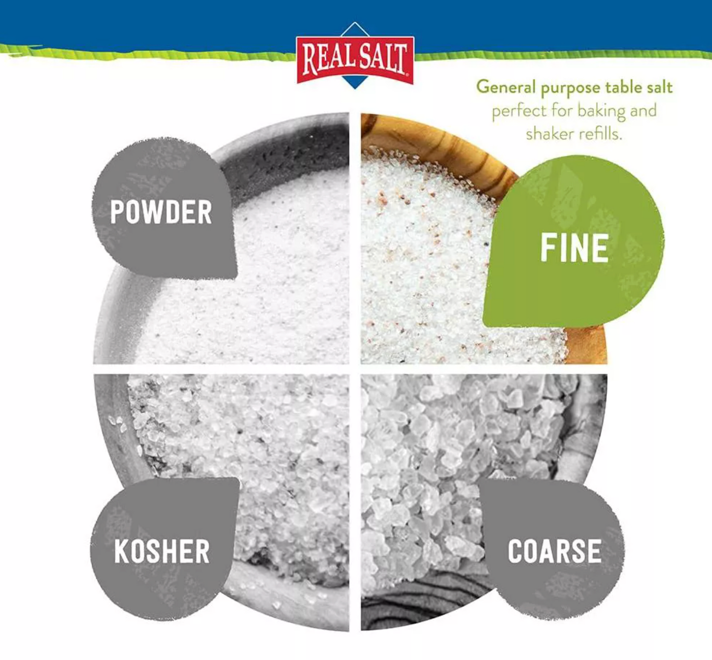 Redmond Real Salt Ancient All Natural Sea Salt, 26 oz (Pack of 2)