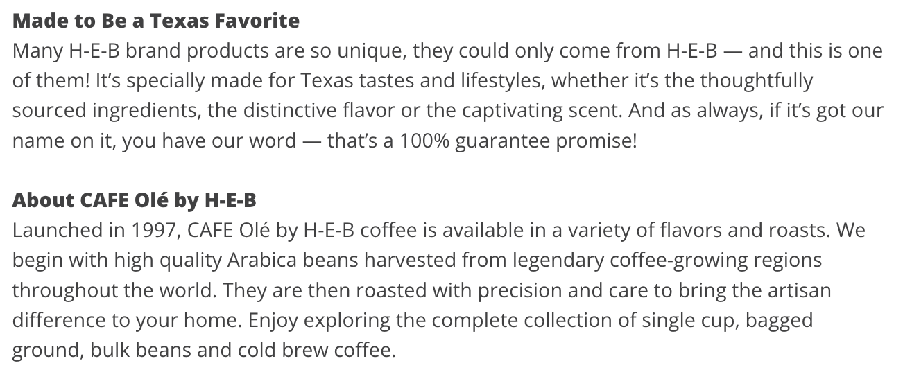 H-E-B Cafe Olé Ground Texas Pecan Coffee Single Serve Cups, 12ct