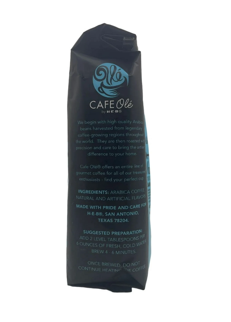 H-E-B Cafe Olé Ground Texas Pecan Coffee, 12oz