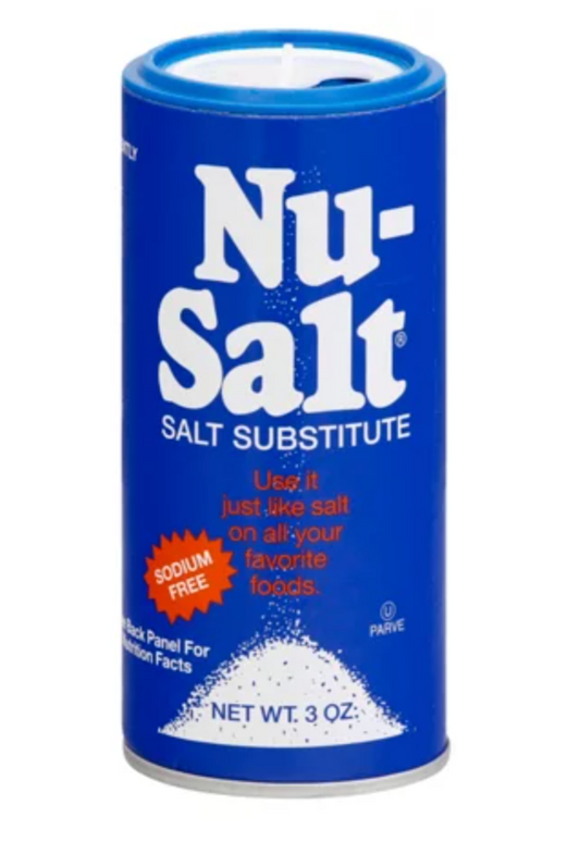 Nu-Salt Salt Substitute, 3 oz (Case of 10)