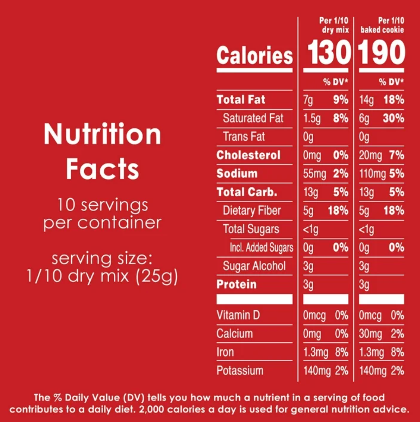 Duncan Hines Keto Friendly Chocolate Chip Cookie Mix, 8.8 oz (Pack of 4)