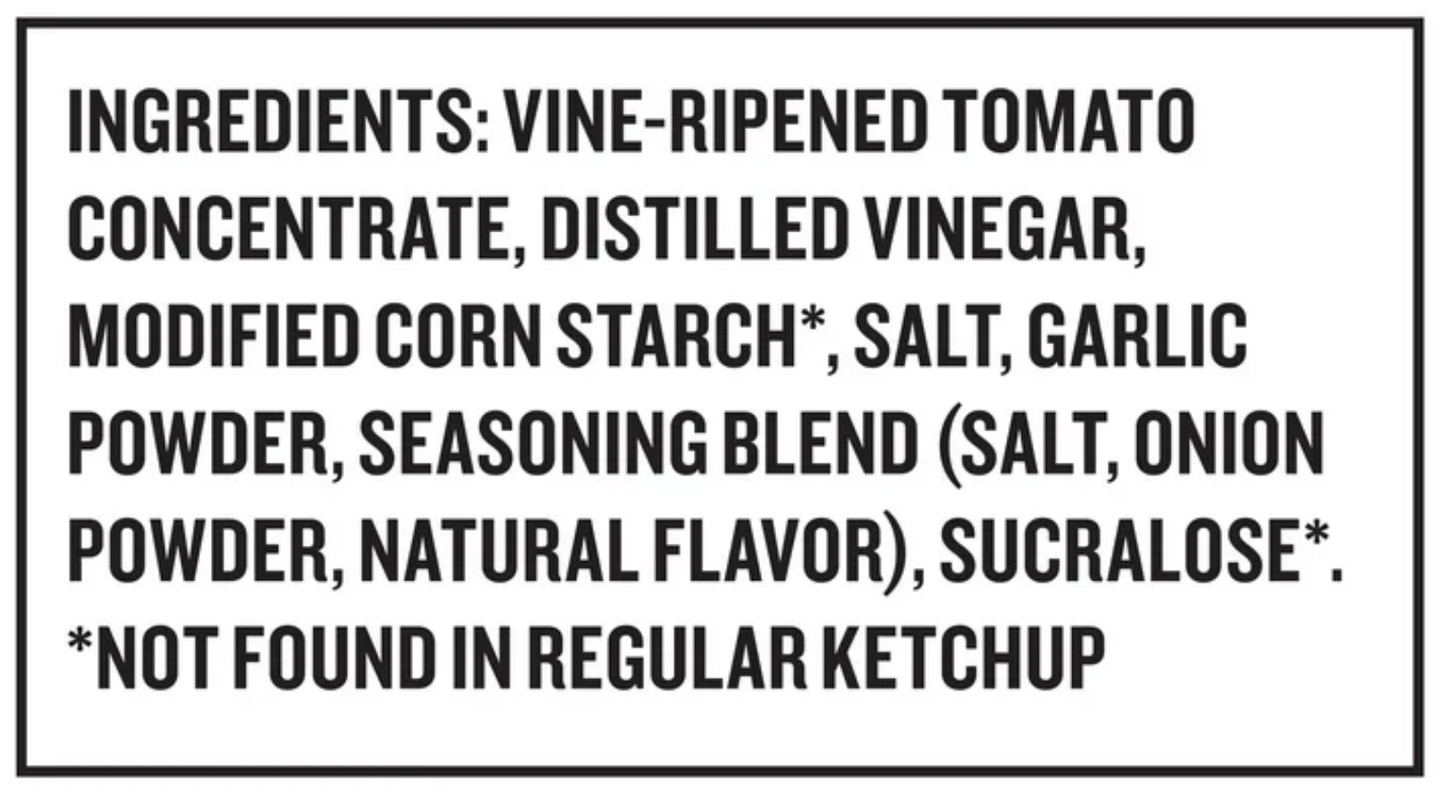 G Hughes Sugar Free Ketchup, 13 oz (Pack of 2)