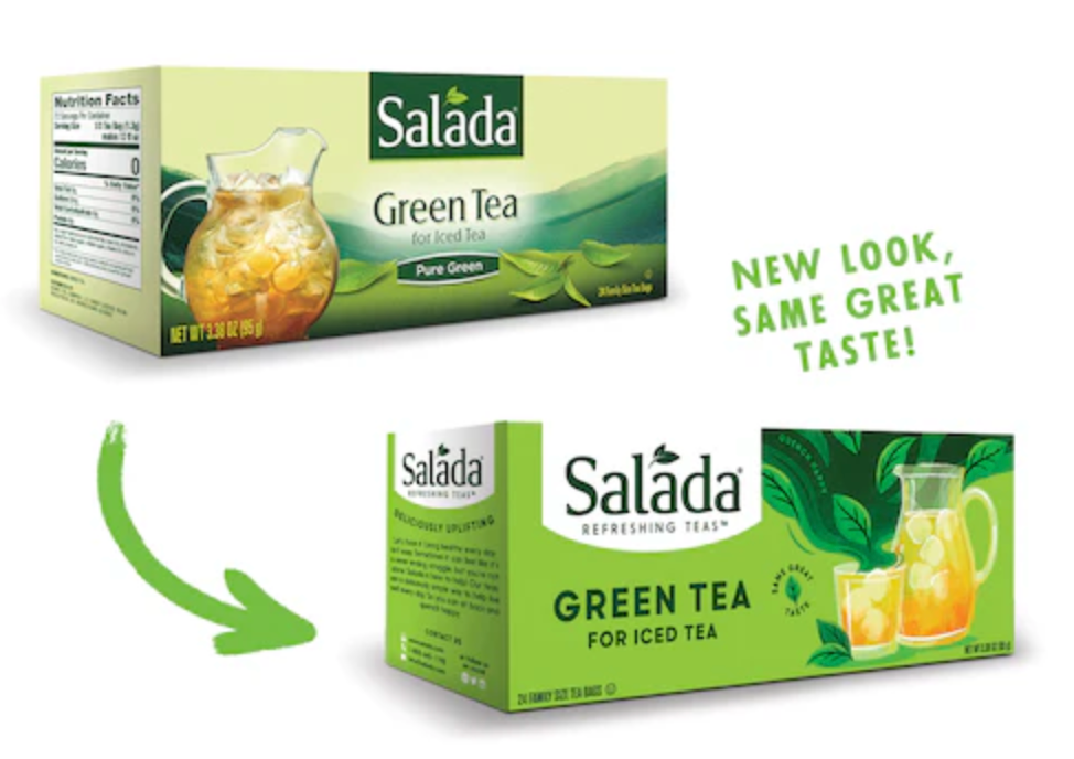 Salada Green Tea Bags for Iced Tea, 3.39 oz, Pack of 2