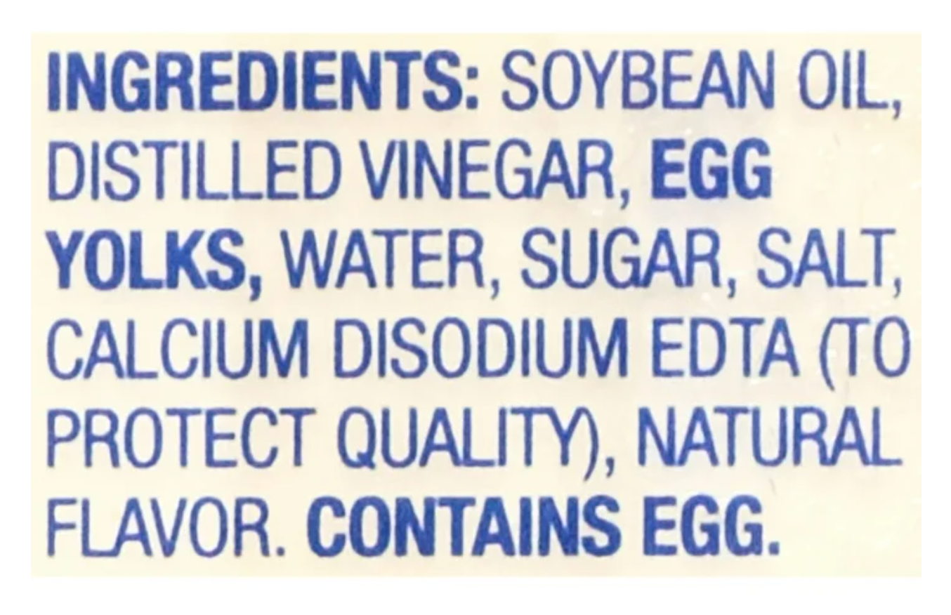 Blue Plate Real Mayonnaise, 30 fl oz (Pack of 4)