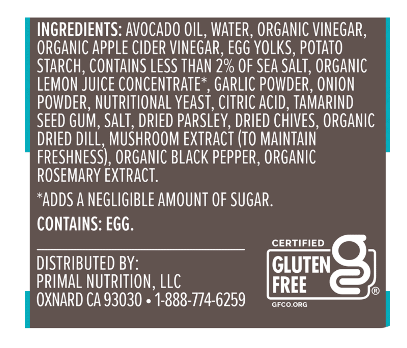 Primal Kitchen Ranch Dressing Made with Avocado Oil (Pack of 2)