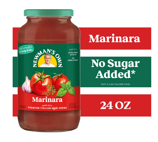Newman's Own Marinara Pasta Sauce, 24 oz Jar (Pack of 2)