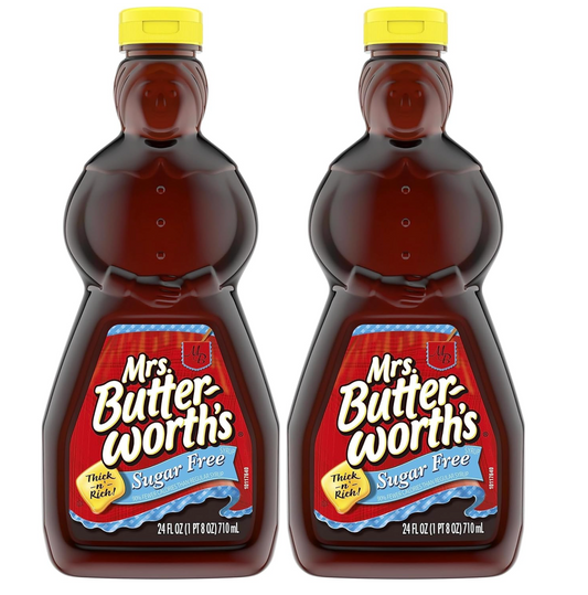 Mrs. Butterworth's Sugar Free Syrup (Pack of 2)