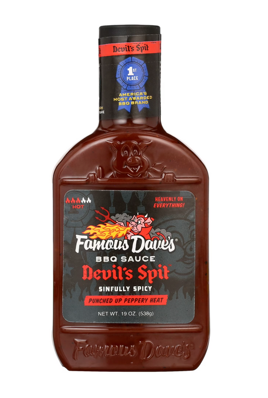 Famous Dave's BBQ Sauce Devil's Spit (Pack of 2)