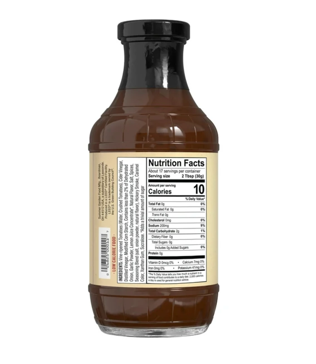 G Hughes Sugar Free Hickory Flavored BBQ Sauce, 18 oz (Pack of 4)