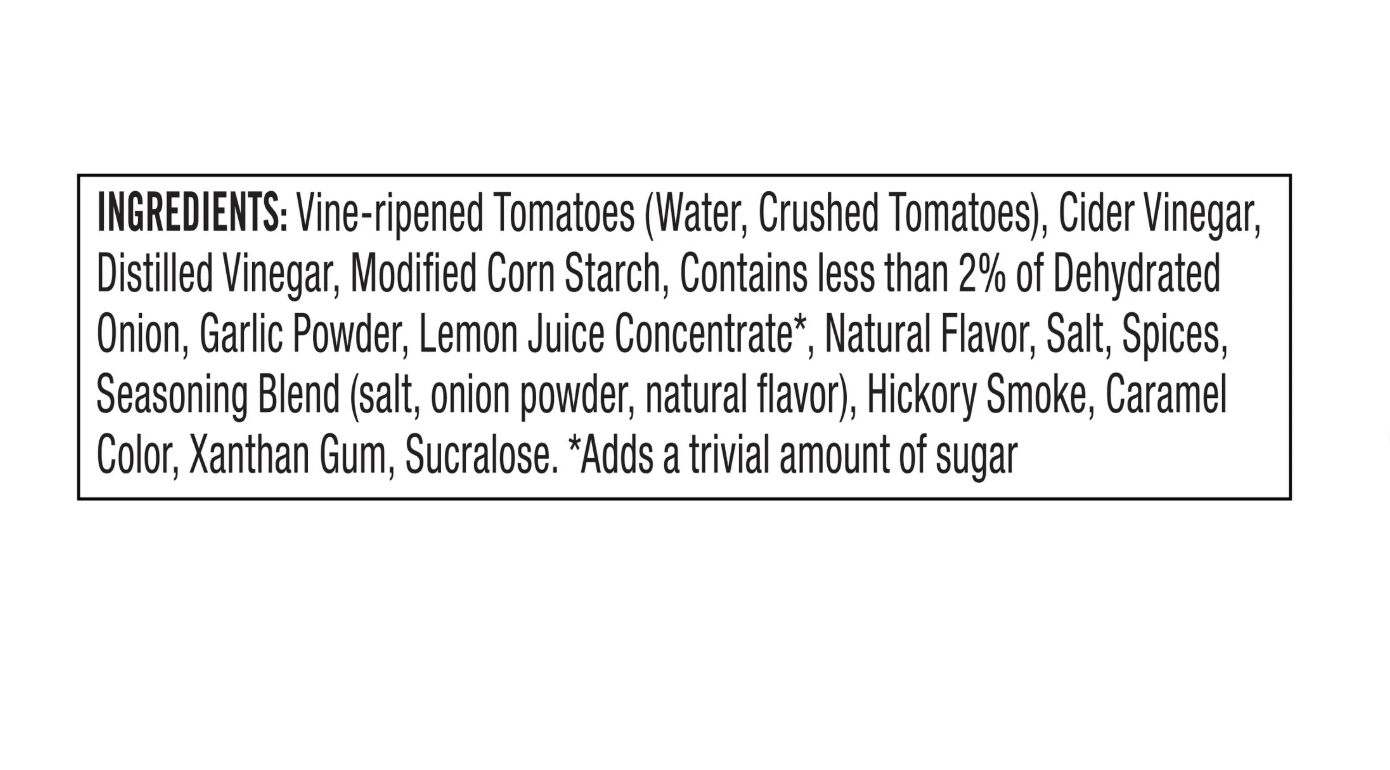 G Hughes Sugar Free Hickory Flavored BBQ Sauce, 18 oz (Pack of 4)