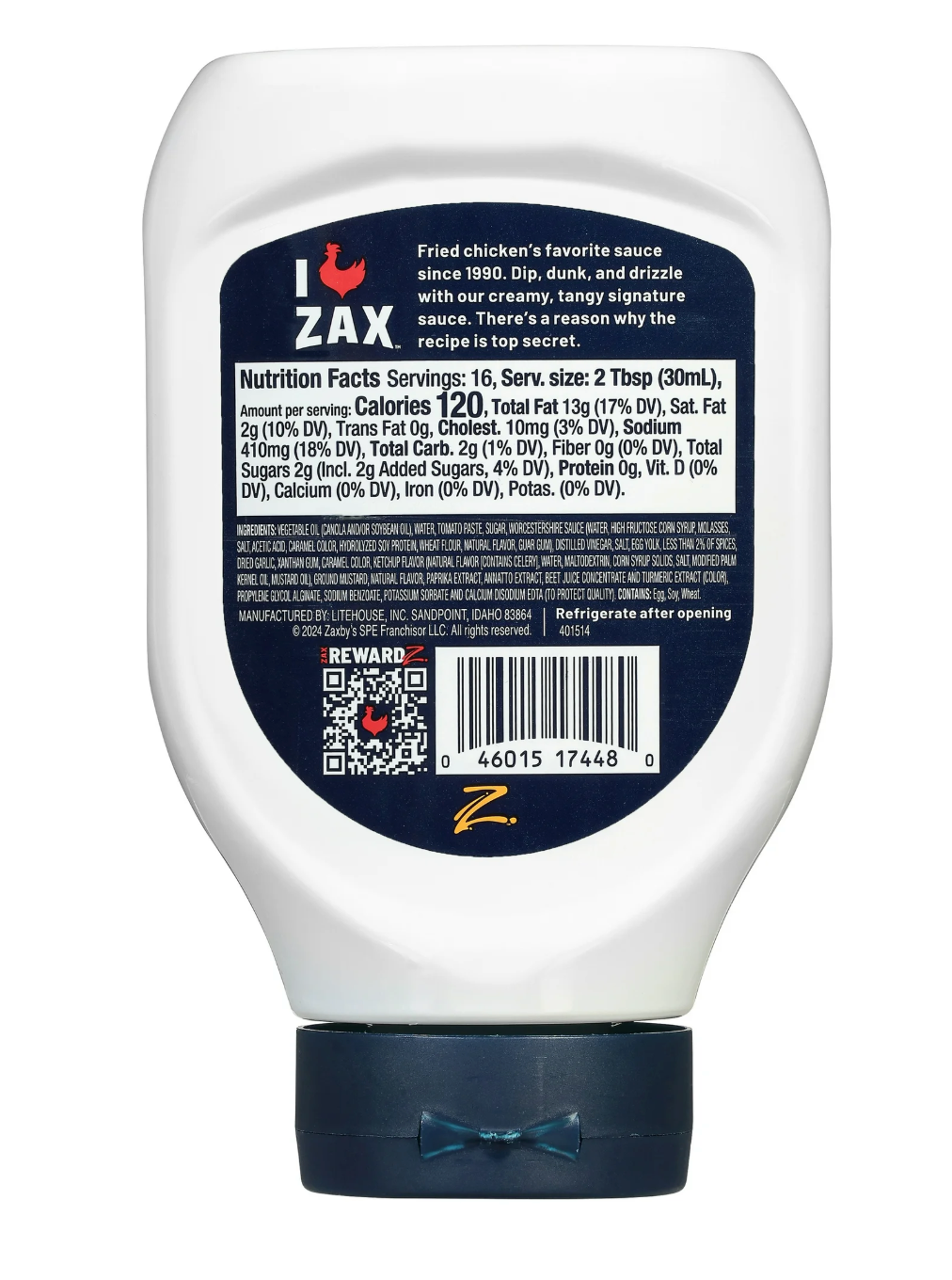 Zaxbys Zax Sauce 16 fl oz (Pack of 3)