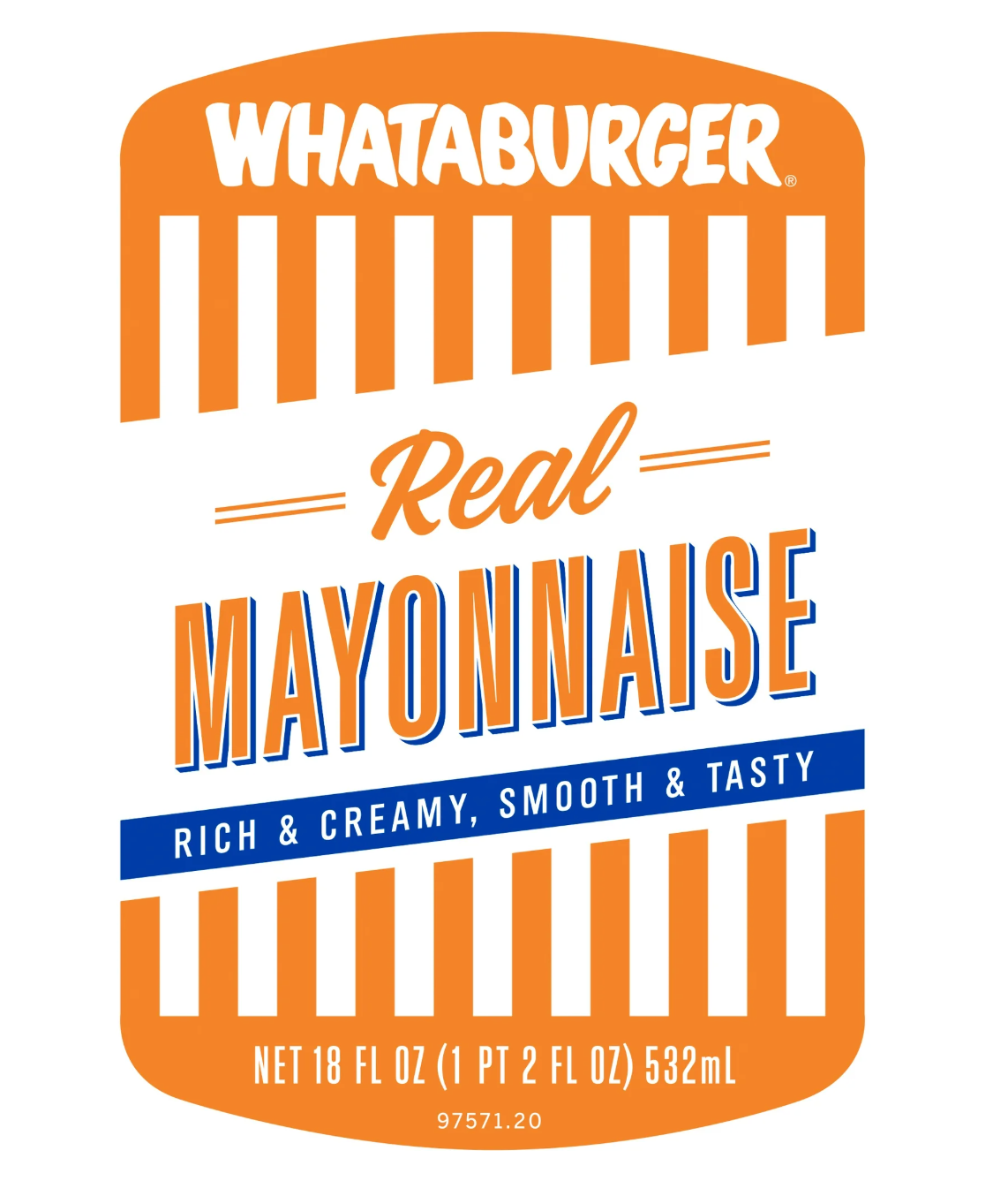 Whataburger Real Mayonnaise, 18 oz