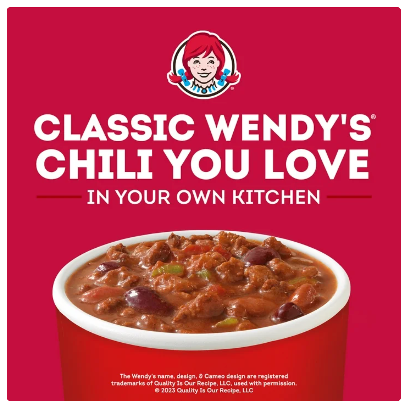 Wendy's Chili with Beans Canned Chili 15 oz Cans (Pack of 4)