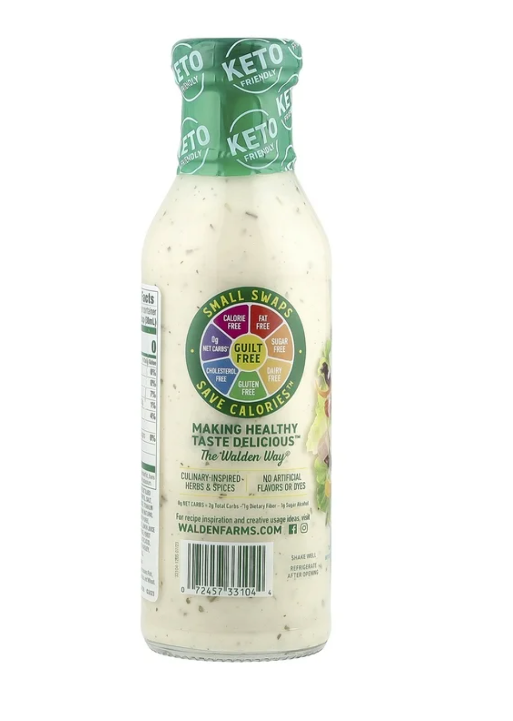 Walden Farms Calorie Free Dressing Ranch 12 fl oz (Pack of 3)