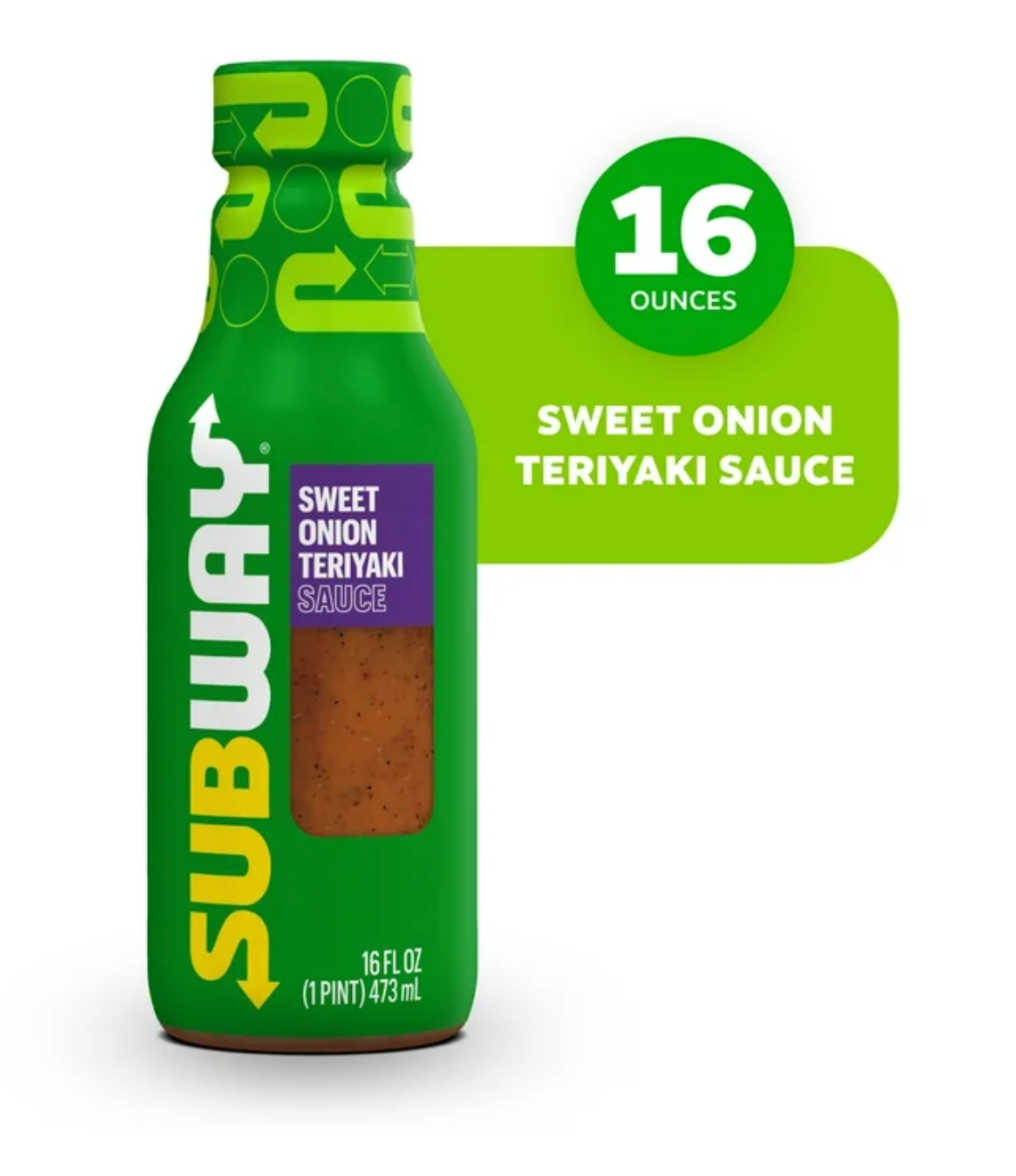 Subway Sweet Onion Teriyaki Sauce, 16 fl oz (Pack of 3)