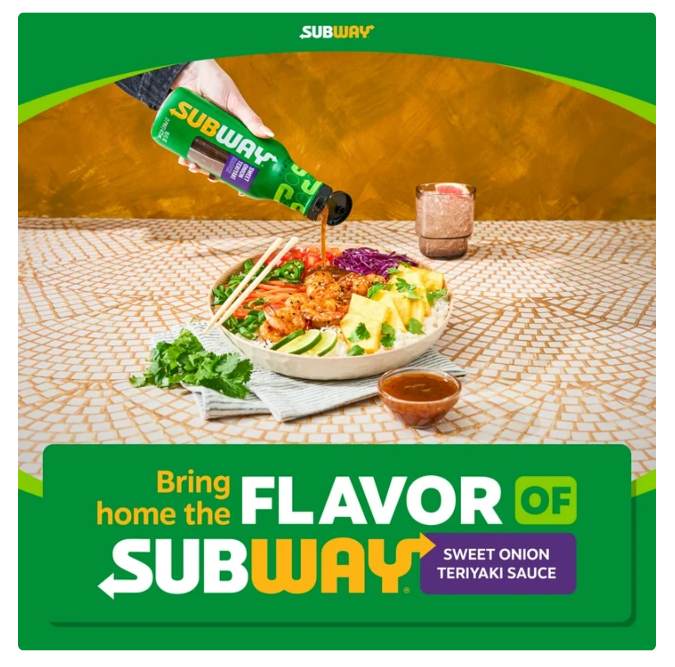 Subway Sweet Onion Teriyaki Sauce, 16 fl oz (Pack of 3)