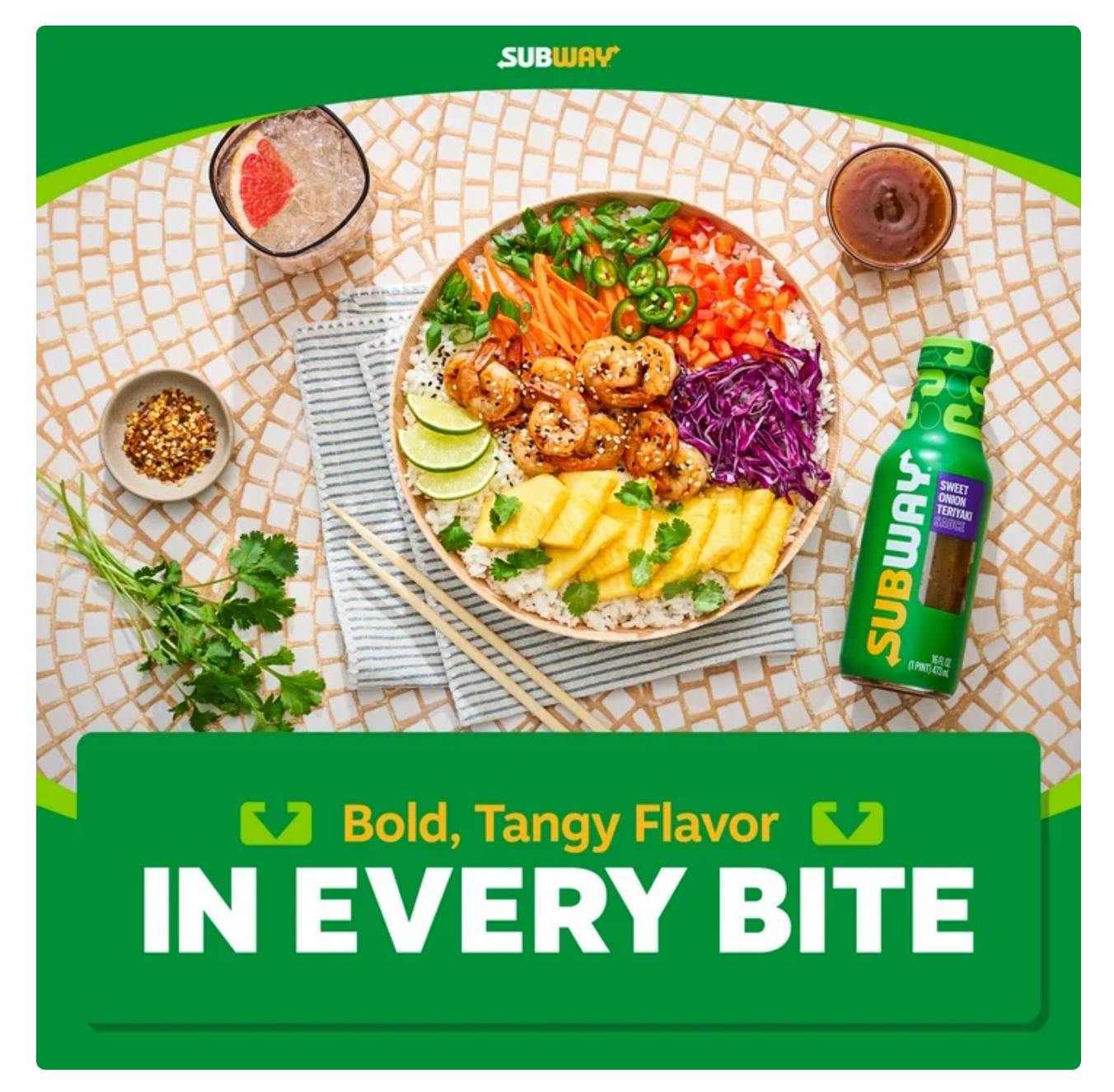 Subway Sweet Onion Teriyaki Sauce, 16 fl oz (Pack of 3)